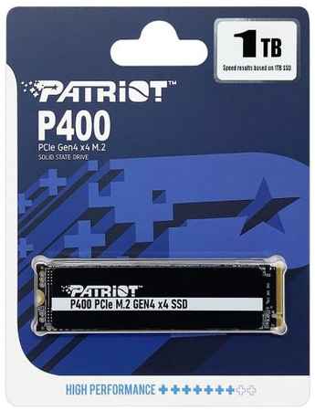 Накопитель SSD M.2 2280 Patriot Memory P400P1TBM28H P400 1TB PCIe Gen4 x 4 NVMe 1.3 5000/4800MB/s IOPS 620K/550K heatshield 969354456