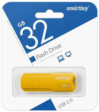 Накопитель USB 2.0 32GB SmartBuy SB32GBCLU-Y Clue, жёлтый 969354463