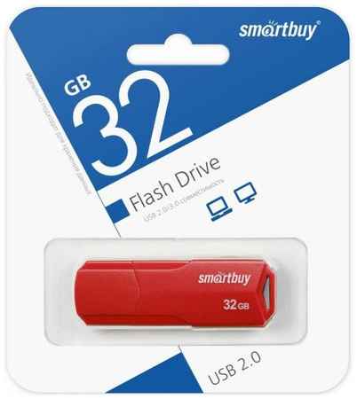 Накопитель USB 2.0 32GB SmartBuy SB32GBCLU-R Clue, красный 969354465
