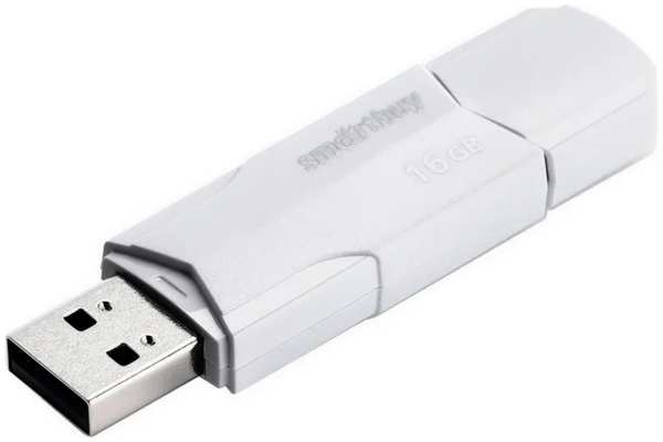 Накопитель USB 2.0 16GB SmartBuy SB16GBCLU-W Clue