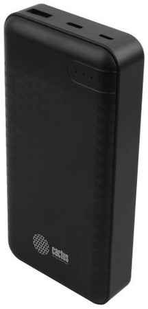 Аккумулятор внешний портативный Cactus CS-PBFSET-20000 20000mAh 2.1A 2*USB черный 969356849
