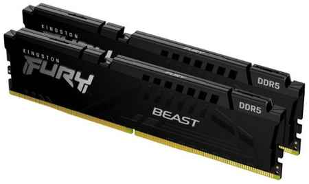 Модуль памяти DDR5 16GB (2*8GB) Kingston FURY KF556C40BBK2-16 Beast black 5600MHz CL40 радиатор 1.25V 969358137