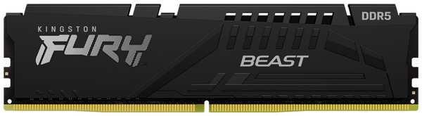Модуль памяти DDR5 64GB (2*32GB) Kingston FURY KF552C40BBK2-64 Beast 5200MHz CL40 радиатор 1.1V