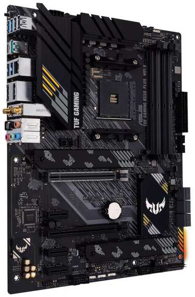 Материнская плата ATX ASUS TUF GAMING B550-PLUS WIFI II (AM4, B550, 4*DDR4, HDMI, DP, 6*SATA 6Gb/s, RAID, 2*M.2, Audio, 2,5Glan, 5*USB 3.2, USB Type-C