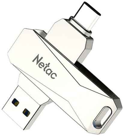 Накопитель USB 3.0 32GB Netac NT03U785C-032G-30PN U785, TypeC, металлическая