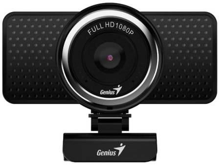 Веб-камера Genius ECam 8000 32200001406 , 1080p Full HD, вращается на 360°, универсальное крепление, микрофон, USB