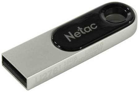 Накопитель USB 2.0 16GB Netac NT03U278N-016G-20PN U278, металлическая матовая 969361950