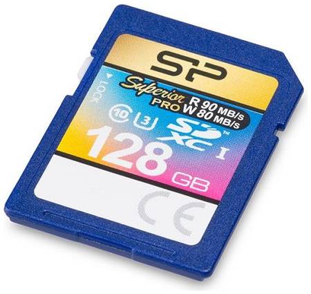 Карта памяти 128GB Silicon Power SP128GBSDXCU3V10 SDXC Class 10 Superior Pro UHS-I U3 90/80 MB/s 969362803
