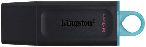 Накопитель USB 3.2 64GB Kingston DataTraveler Exodia DTX/64GB Gen 1 Black/Teal 969364252