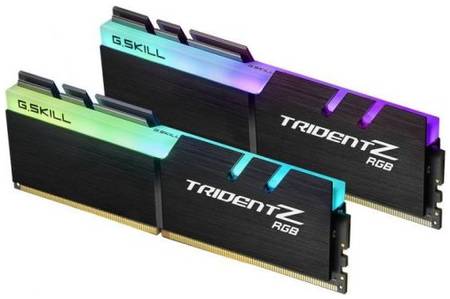 Модуль памяти DDR4 64GB (2*32GB) G.Skill F4-4000C18D-64GTZR TRIDENT Z RGB 4000MHz CL18 1.4V радиатор подсветка RGB 969366226