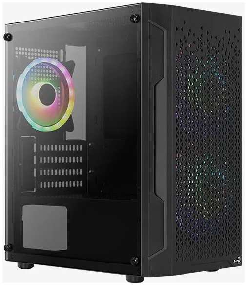 Корпус mATX AeroCool Trinity Mini 4710562758627 , без БП, с окном, USB 3.0, 2*USB 2.0, audio