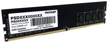 Модуль памяти DDR4 16GB Patriot Memory PSD416G240081 Signature Line PC4-19200 2400MHz CL17 1.2V 969368800
