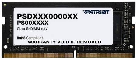 Модуль памяти SODIMM DDR4 8GB Patriot Memory PSD48G320081S Signature PC4-25600 3200MHz CL22 1.2V 969368809