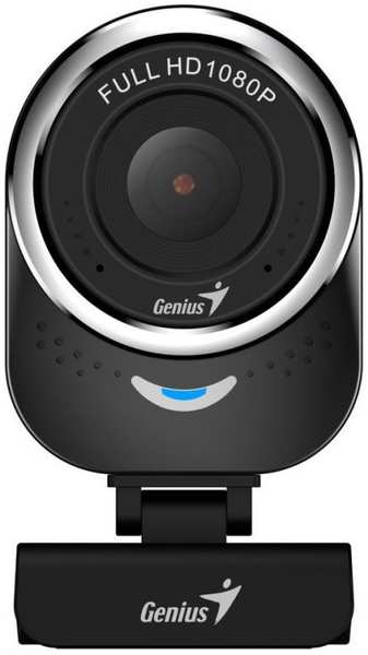 Веб-камера Genius QCam 6000 черная, 1080p Full HD, Mic, 360°, универсальное мониторное крепление, гнездо для штатива 969370496