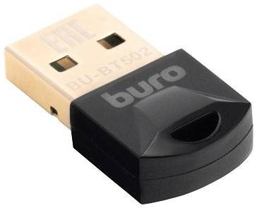 Адаптер Bluetooth Buro BU-BT502 BT 5.0+EDR class 1.5 20м