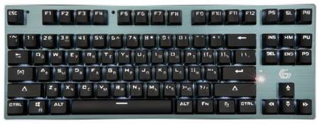 Клавиатура беспроводная Gembird KBW-G540L механическая BT, Outemu Blue, 87 кл., подсветка, металл 969375511