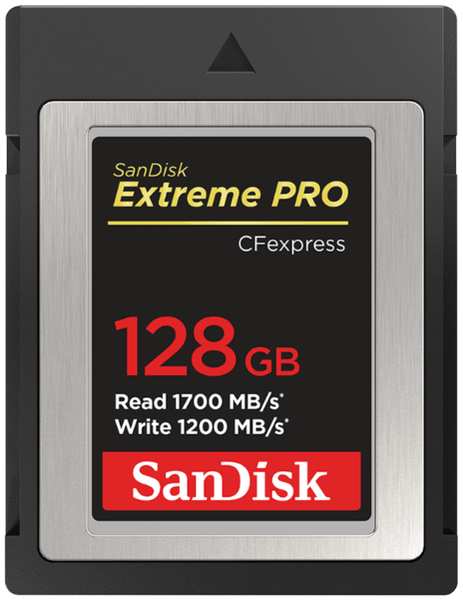 Карта памяти 128GB SanDisk SDCFE-128G-GN4NN CFexpress Type B Extreme Pro 1700/1200 Mb/s