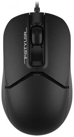 Мышь A4Tech Fstyler FM12S черный оптическая (1200dpi) silent USB (3but) (1431325) 969377111