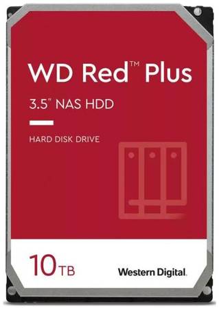 Жесткий диск 10TB SATA 6Gb/s Western Digital WD101EFBX Red Plus 3,5″ 7200rpm 256MB NAS Edition 969377587
