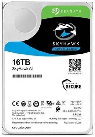 Жесткий диск 16TB SATA 6Gb/s Seagate ST16000VE002 3.5″ SkyHawk AI 256Mb 7200rpm 969377589