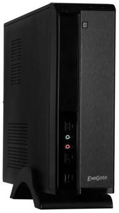 Корпус mATX Exegate MI-207 EX268690RUS черный, БП 400W с вент. 8см, 2*USB, аудио 969383214