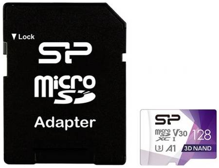 Карта памяти 128GB Silicon Power Superior Pro A2 SP256GBSTXDA2V20SP microSDXC Class 10 UHS-I U3 Colorful 100/80 Mb/s (SD адаптер) 969383511