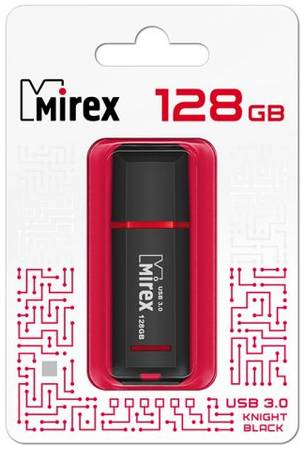 Накопитель USB 3.0 128GB Mirex KNIGHT 13600-FM3BK128 черный 969383544
