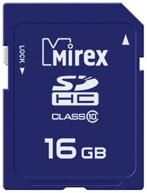Карта памяти 16GB Mirex 13611-SD10CD16 SDHC Class 10