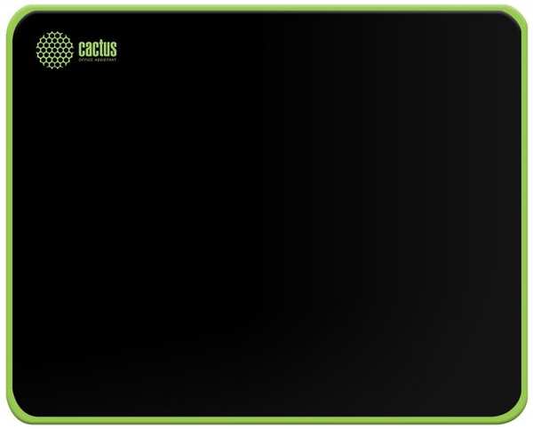 Коврик для мыши Cactus CS-MP-D01S черный с зеленой окантовкой, 250x200x3мм 969383878