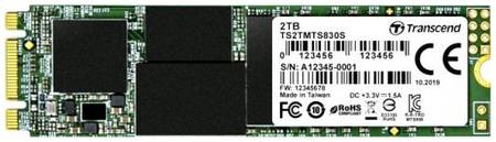 Накопитель SSD M.2 2280 Transcend TS2TMTS830S MTS830 2TB SATA 6Gb/s 3D TLC 560/520 MB/s IOPS 90K/85K 969389529