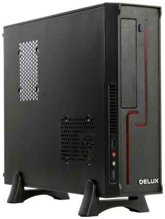 Корпус mATX Delux H-308 , БП 450W, USB 3.0, audio, с красной светящейся полосой