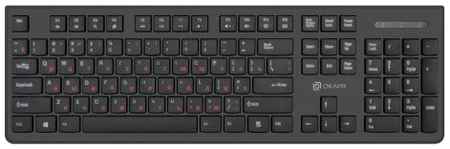 Клавиатура Oklick 505M 1196544 черная, USB, slim