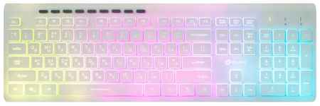 Клавиатура Oklick 490ML 1067205 белая, USB