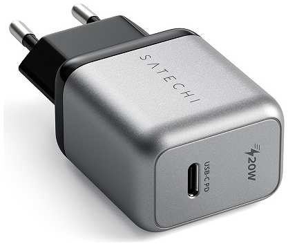 Зарядное устройство сетевое Satechi ST-UC20WCM-EU 20W USB-C PD Wall Charger - Space Gray 969393509