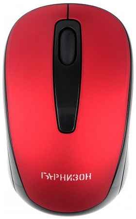 Мышь Wireless Garnizon GMW-450-4 красная, 1000 DPI, 2 кн.+ колесо-кнопка