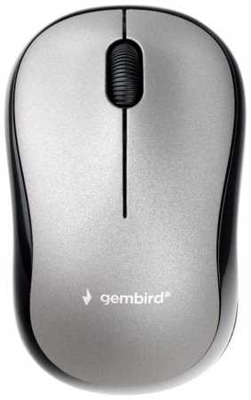 Мышь Wireless Gembird MUSW-260 серая, 2.4ГГц, 3 кнопки,1000DPI