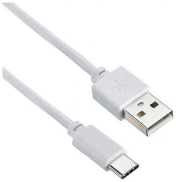 Кабель интерфейсный Digma 1084552 USB (m)-USB Type-C (m) 0.15м белый