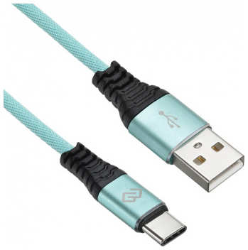 Кабель интерфейсный Digma 1080450 USB (m)-USB Type-C (m) 1.2м зеленый