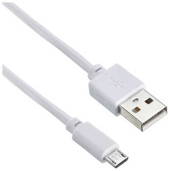 Кабель интерфейсный Digma 1084559 USB (m)-micro USB (m) 1.2м белый