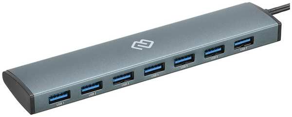 Разветвитель USB 3.1 Digma HUB-7U3.0-UC-G 7*USB 3.0, серый 969396457