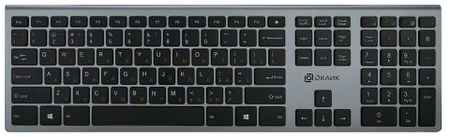 Клавиатура Oklick 890S 1196549 серый USB беспроводная slim 969398568