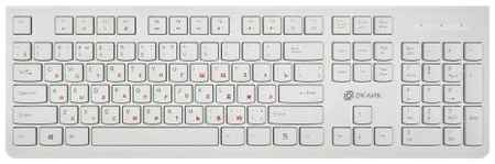 Клавиатура Oklick 505M белая, USB, slim 969398575
