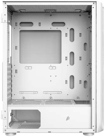 Корпус ATX 1STPLAYER FIREBASE X4 X4-WH-4F1-W белый, без БП, ,боковая панель закаленное стекло, USB 3.0, 2*USB 2.0, audio 969500037