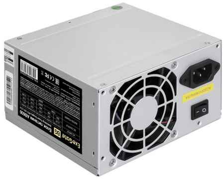 Блок питания ATX Exegate EX292142RUS-PC 600W, 80mm fan, кабель 220V 969500055