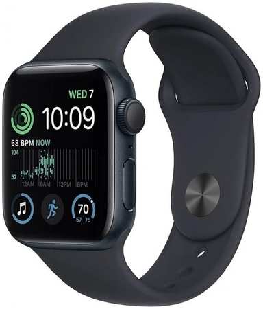 Часы Apple Watch SE (2022) GPS 40mm Midnight Aluminum Case with Midnight Sport Band - M/L 969501611