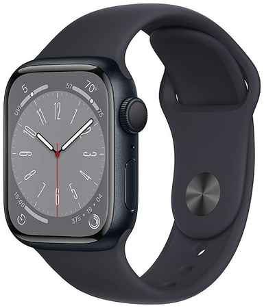 Часы Apple Watch Series 8 GPS 41mm Midnight Aluminum Case with Midnight Sport Band - S/M 969501694