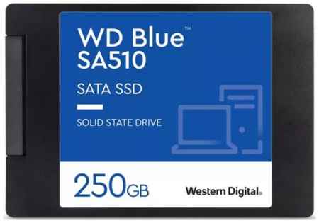 Накопитель SSD 2.5'' Western Digital WDS250G3B0A WD Blue SA510 250GB SATA 6Gb/s 3D TLC 555/440MB/s IOPS 80K/78K MTTF 1.75M 969501816