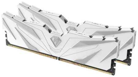 Модуль памяти DDR5 32GB (2*16GB) Netac NTSWD5P48DP-32W Shadow II PC5-38400 4800MHz CL40 1.1V white with radiator 969501887