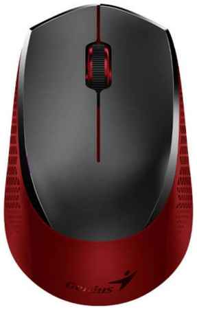 Мышь Wireless Genius NX-8000S 31030025401 бесшумная, 3 кнопки, 2.4 GHz, красный 969504817
