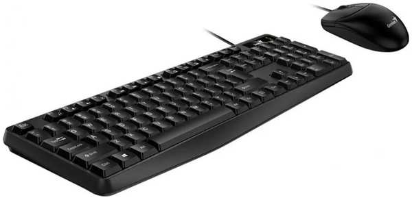 Клавиатура и мышь Genius Smart КМ-170 31330006403 USB, клавиатура: 104 клавиши кнопка SmartGenius, мембранная, защита от проливаний; Мышь: 1000 DPI, 3